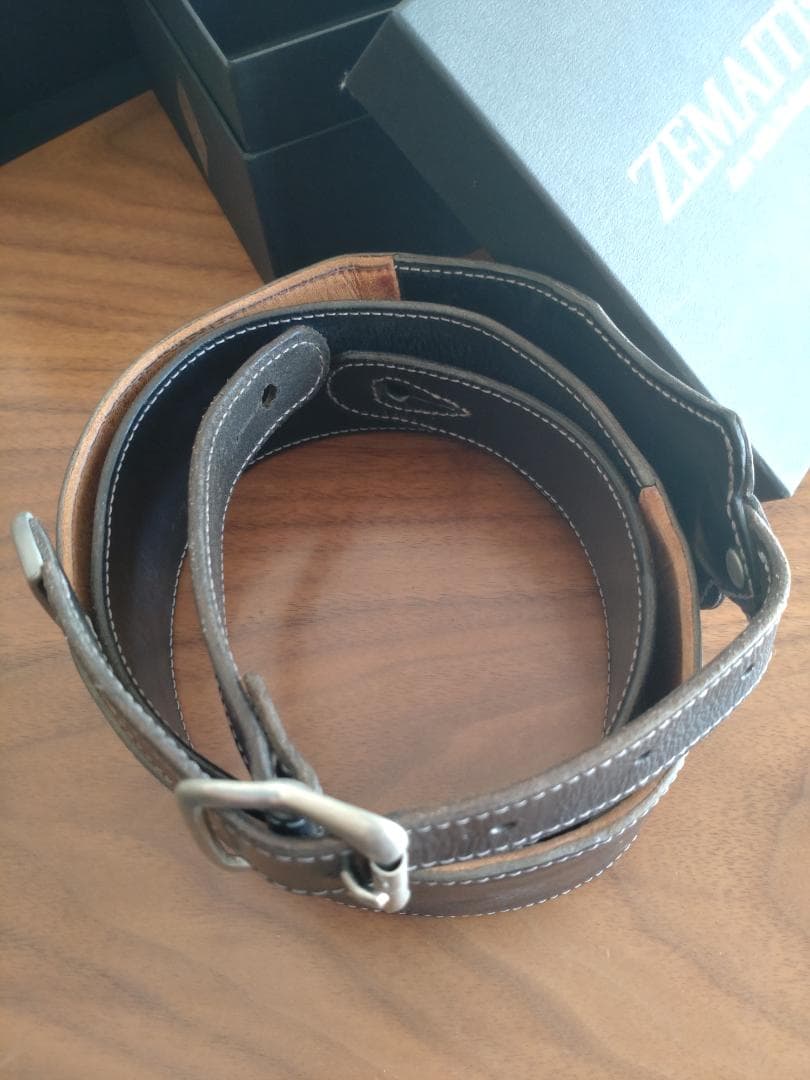 ZEMAITIS 鏃形エンブレム 2003年製 オフィシャル本革ストラップ