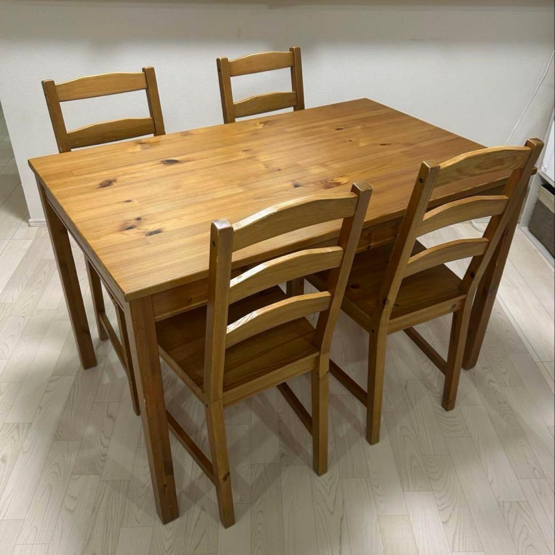 イケア IKEA JOKKMOKK ヨックモックテーブル＆チェア4脚