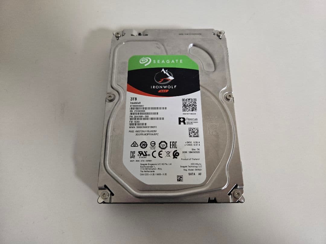 Seagate IronWolf 3TB ハードディスク HDD