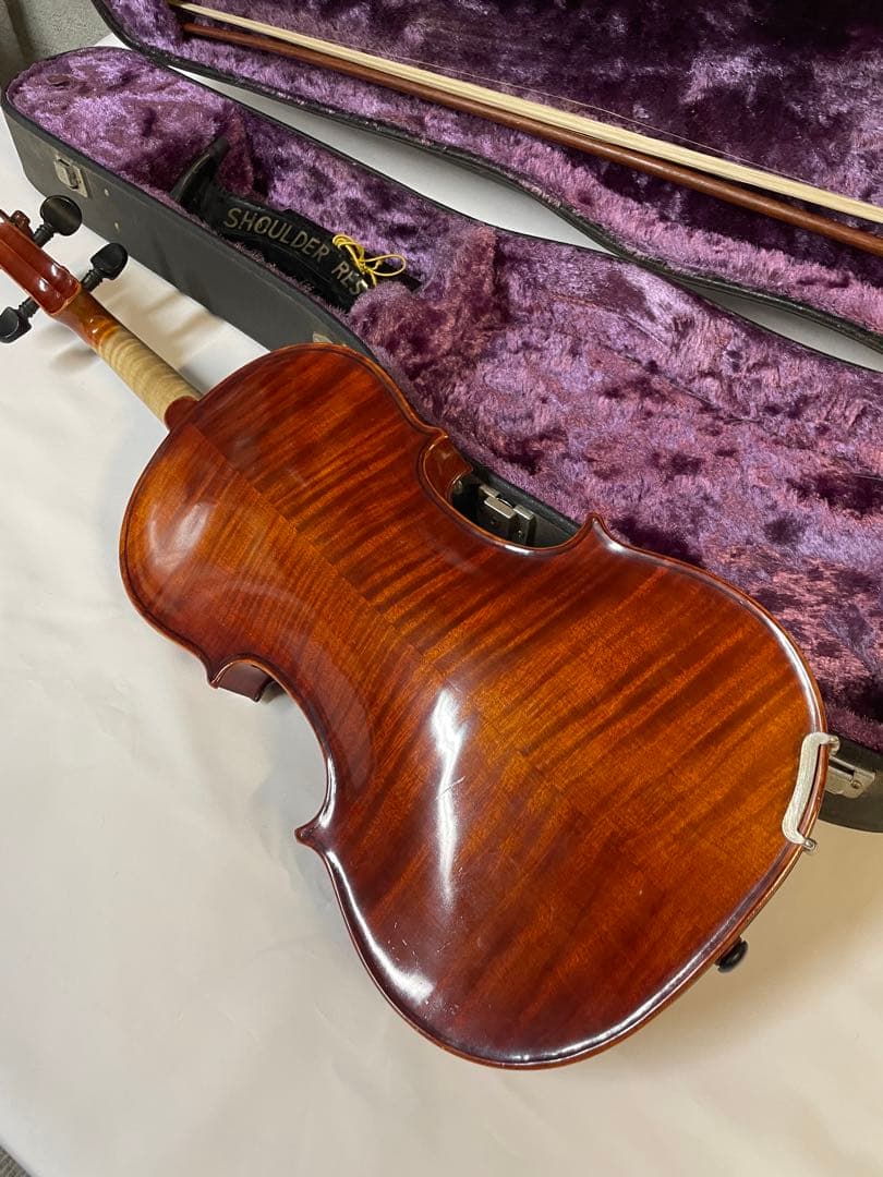 スズキNo.360 バイオリン4/4 1976年製　毛替え済　ケース、肩当付属