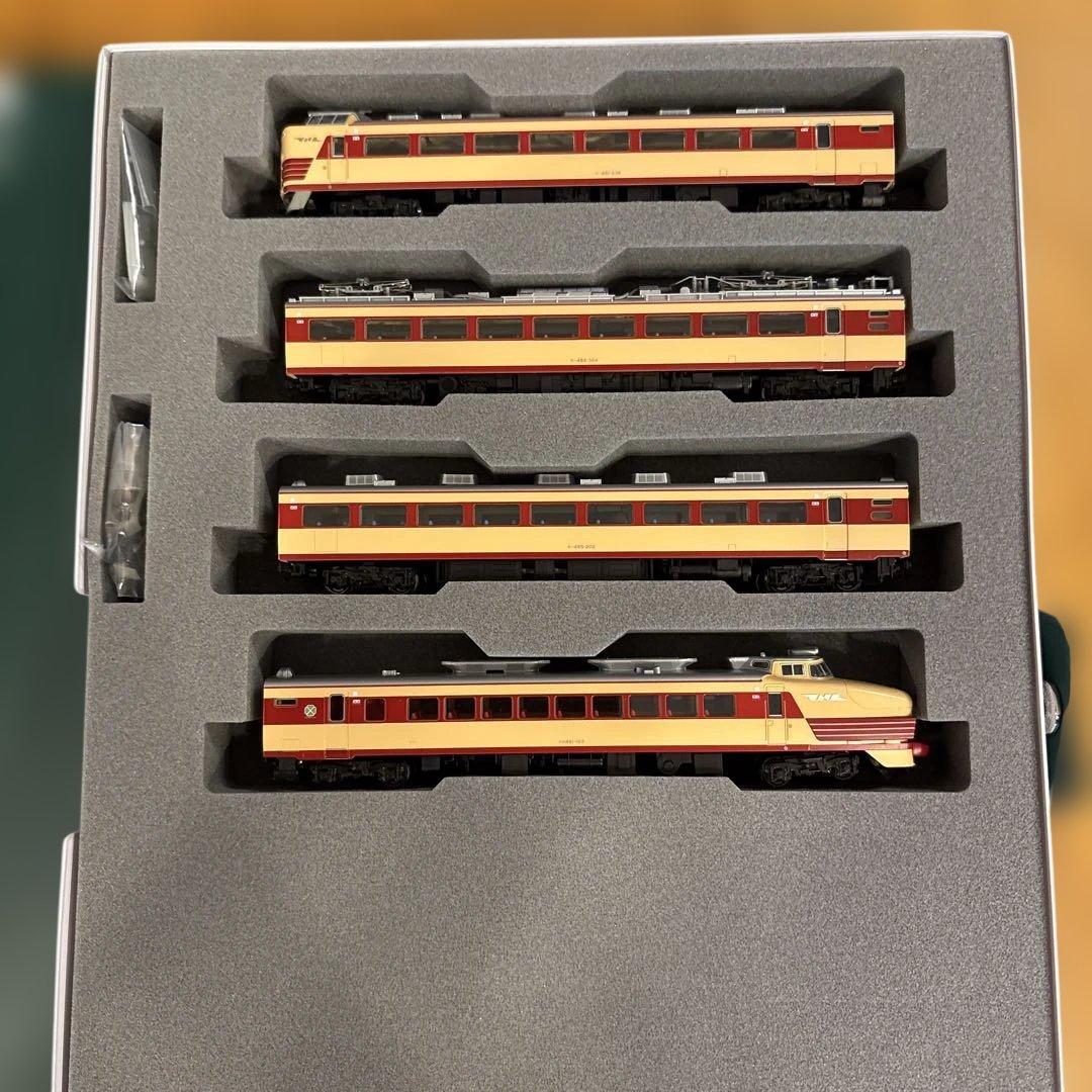 【新同】KATO 10-1480 485系 特急みどり4両セット④付属品未開封