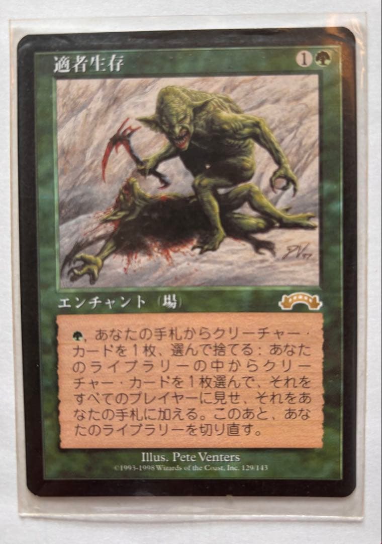 適名生存 エンチャントカード