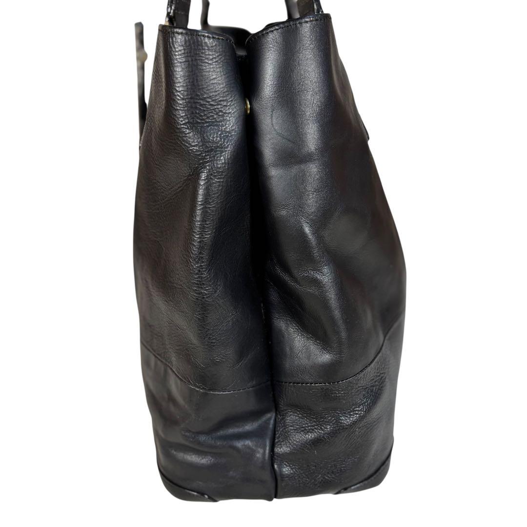 【美品】マスターピース　トートバッグ　レザー　ビジネス　A3可　Gloss
