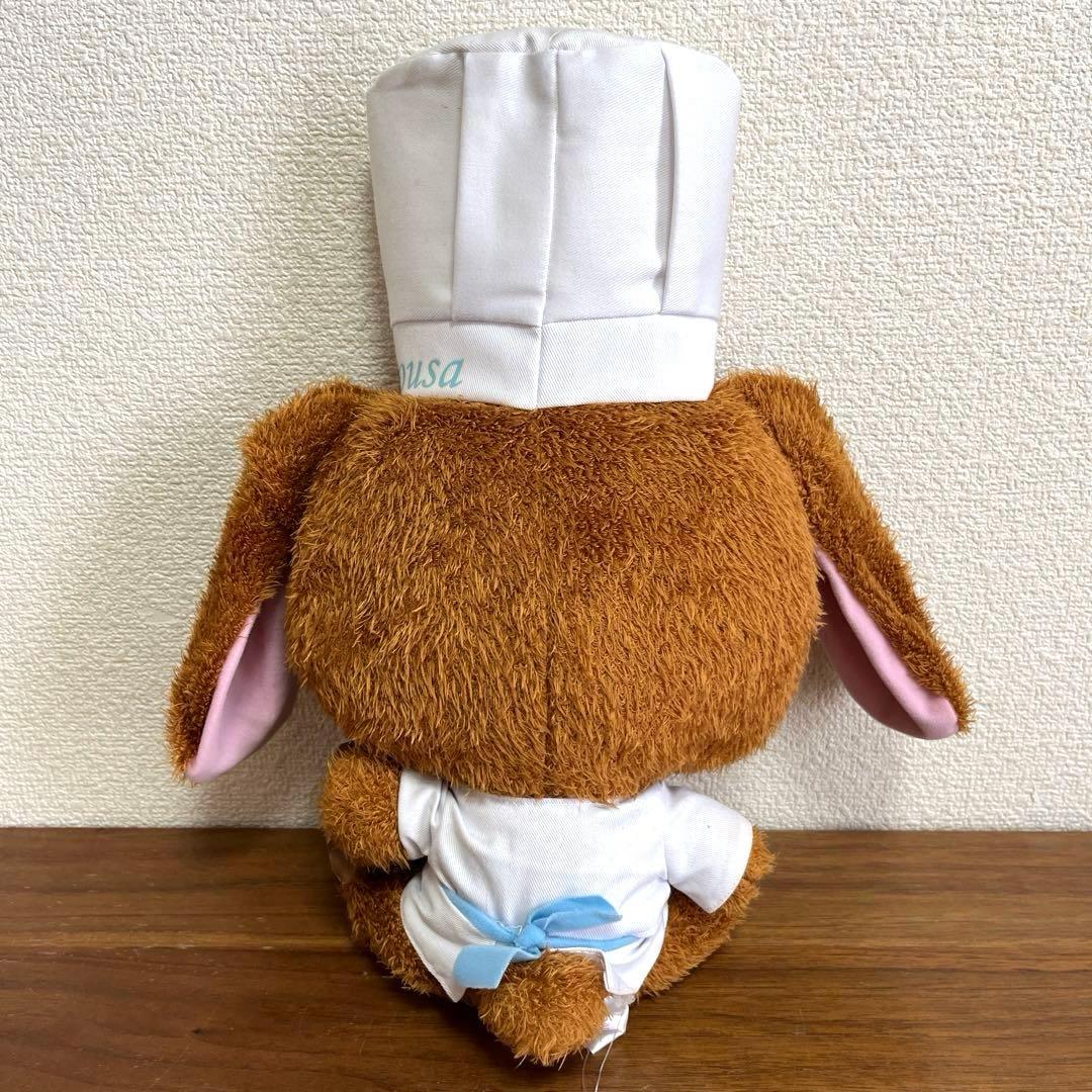 シュガーバニーズ　しろうさ＆くろうさ ぬいぐるみ　パティシエ