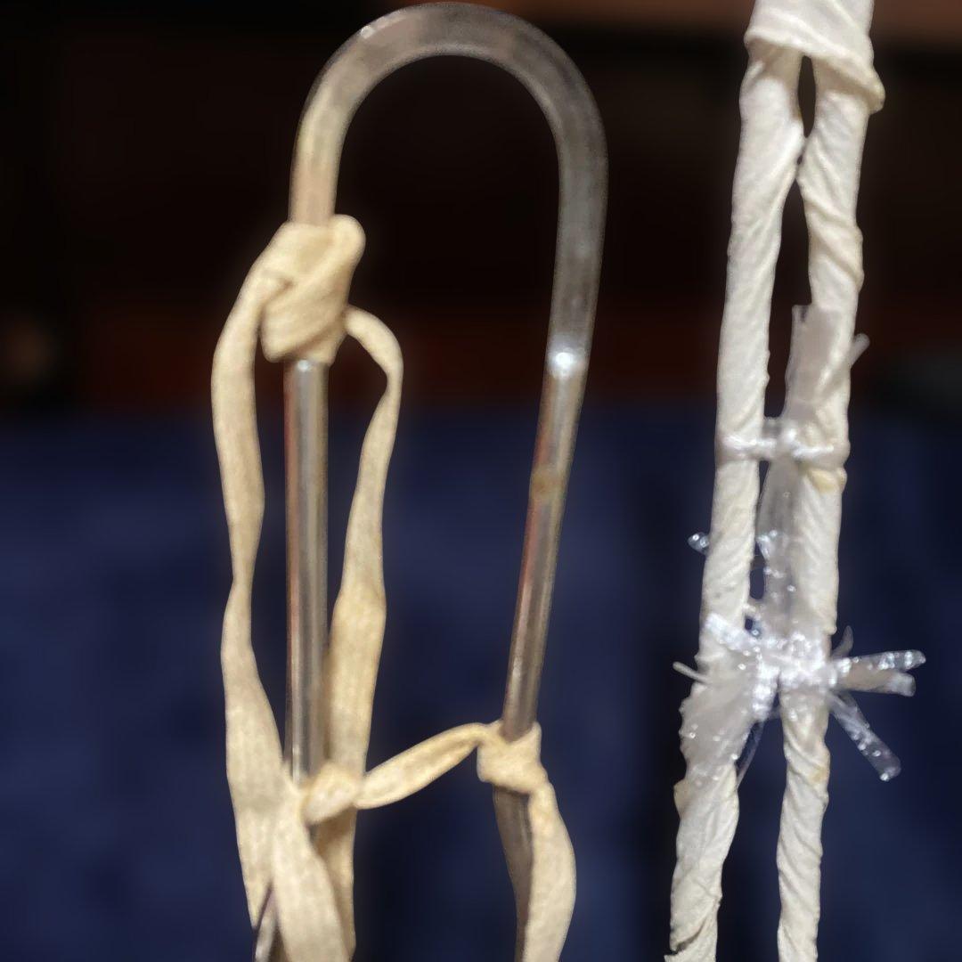 市松人形用立ち台　ハート型鋳物製　京都歌舞伎屋