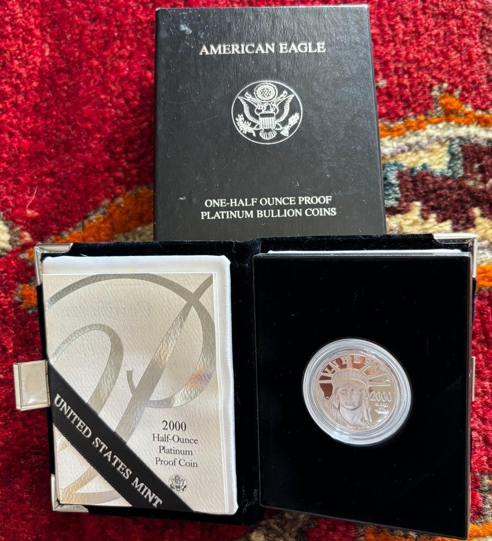 2000年 プラチナ 50ドル 