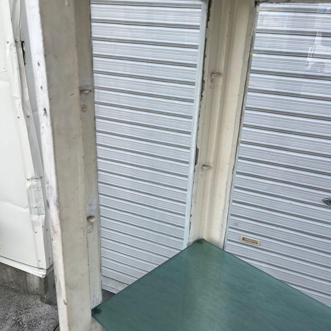 引き取り限定 宮城県◾️アンティーク古家具 大型サイズ ケビントディスプレイ棚