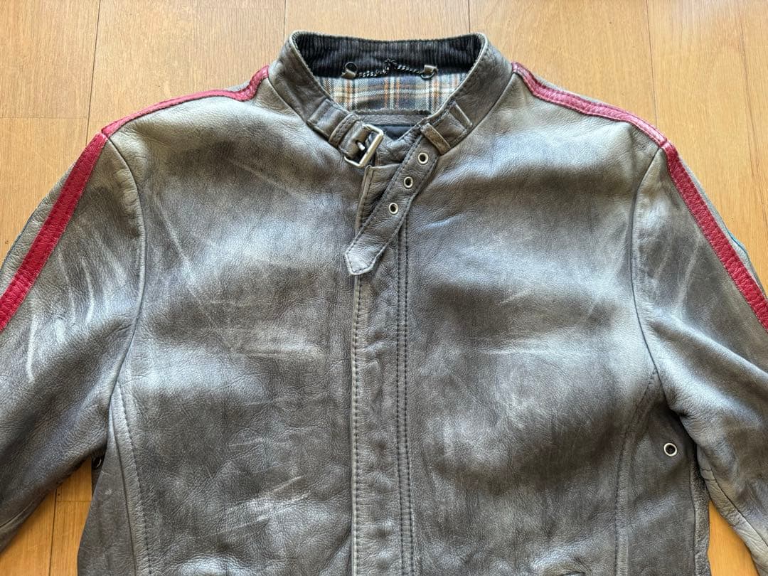 稀少色 SCHOTT シングルライダースジャケット Sサイズ