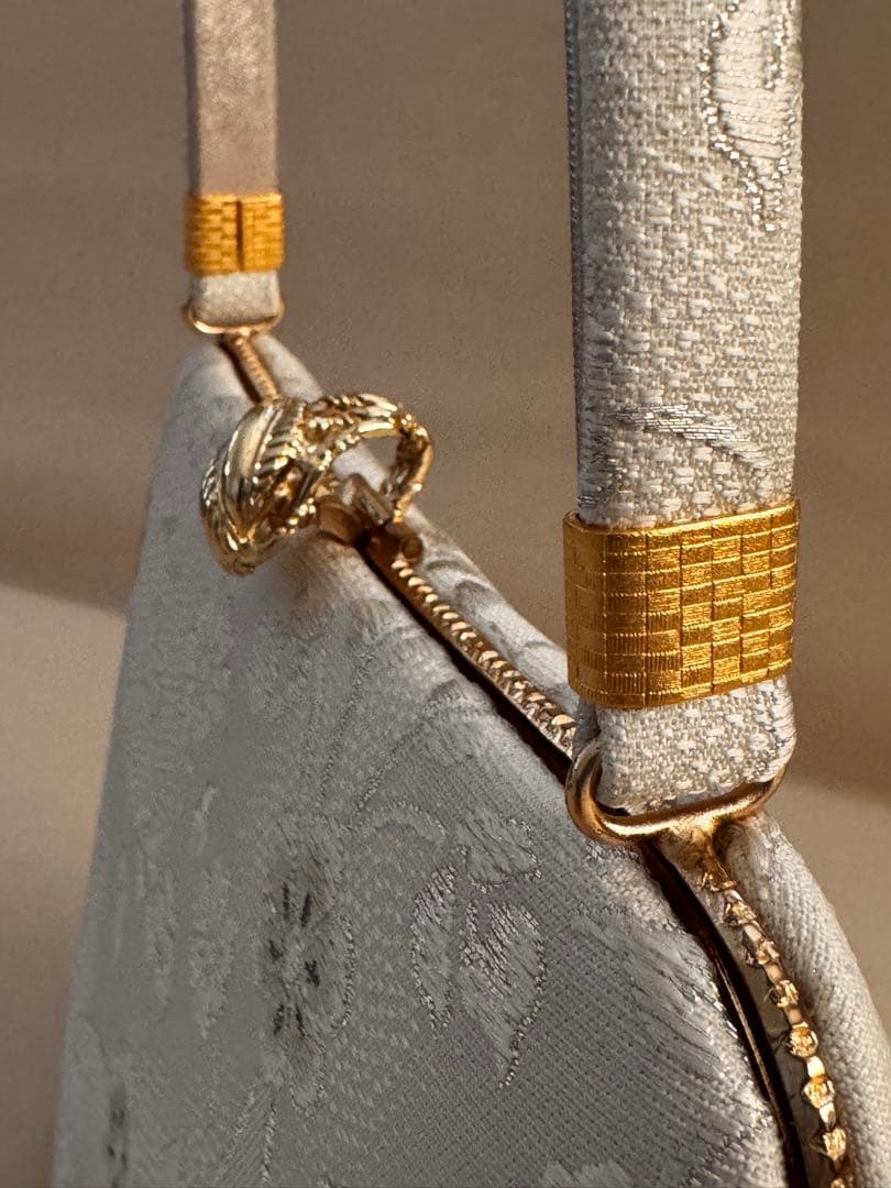 ［新品・未使用］特選草履 バッグセット　華唐草文 フォーマル　フリーサイズ　箱付