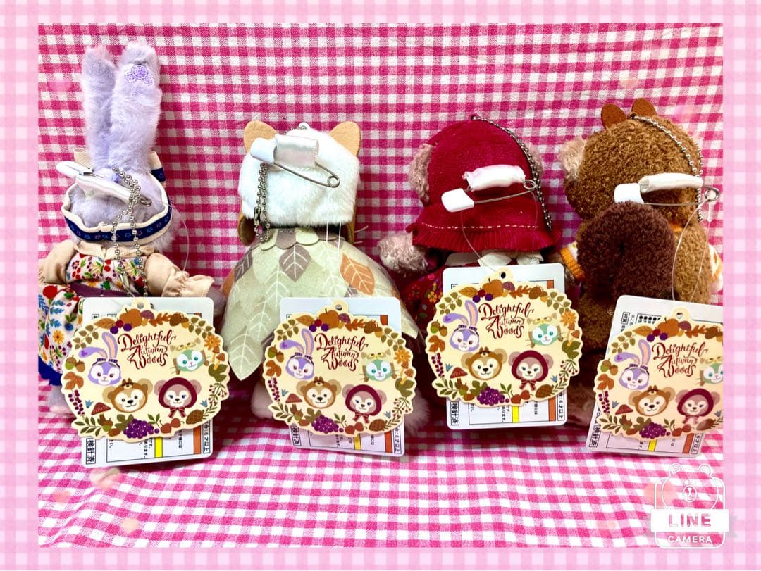 ♡秋のぼうけん♡ダッフィー　シェリーメイ　ジェラトーニ　ステラルー♡タグ二枚♡