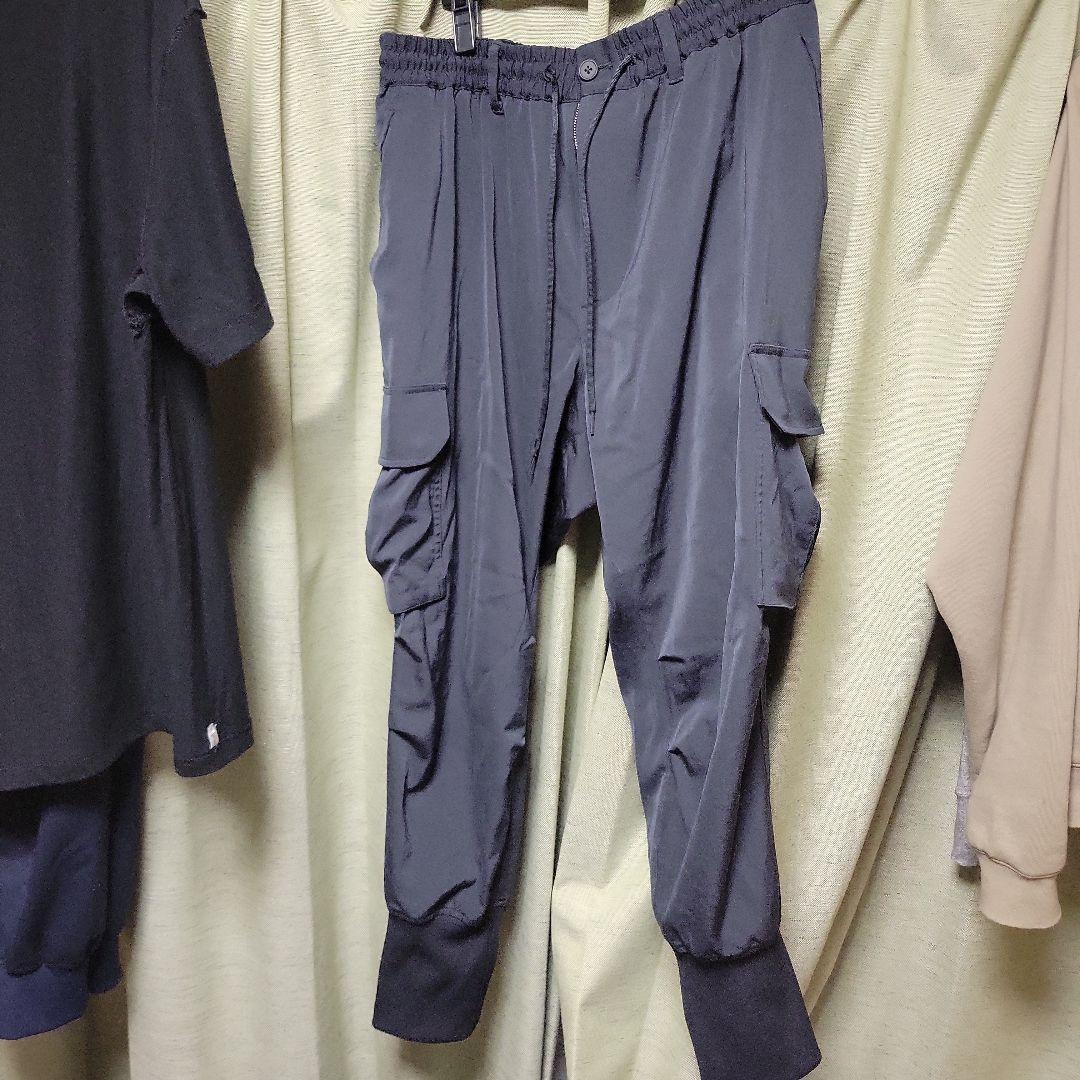 Y-3 カーゴパンツ ワークパンツ ダークグレー サイズL