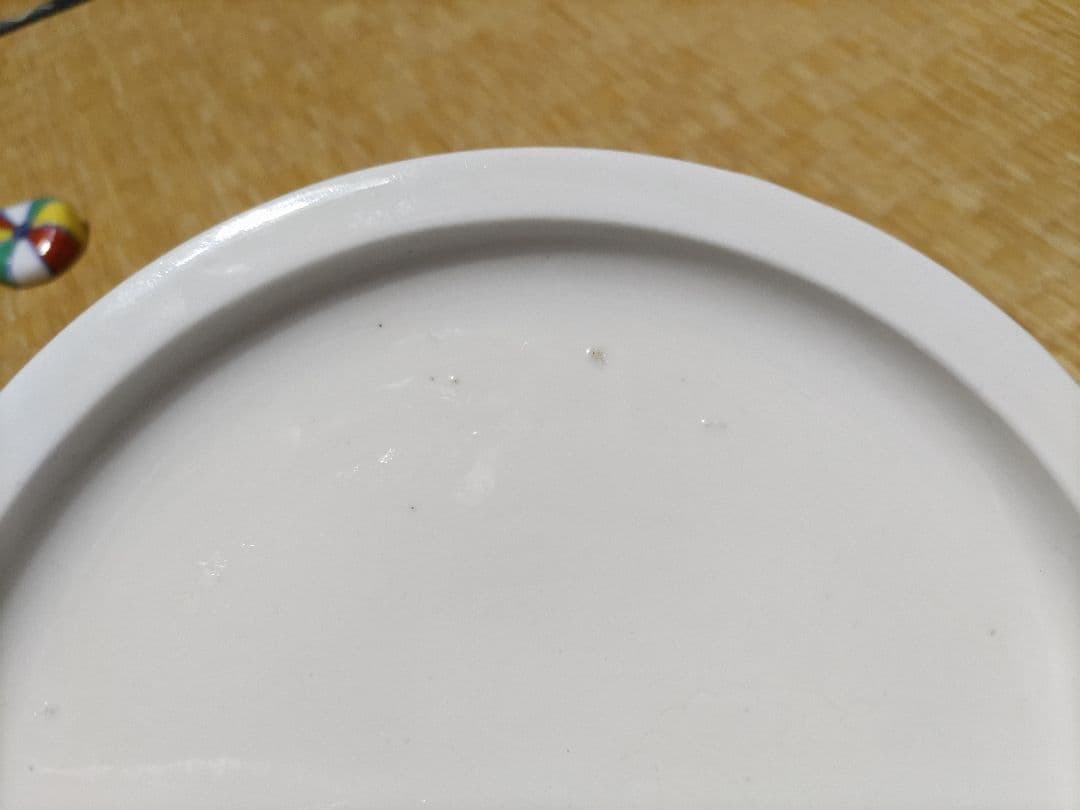 柿右衛門白磁　皿（17.6㎝）陰刻・銀杏　九谷白磁・古伊万里