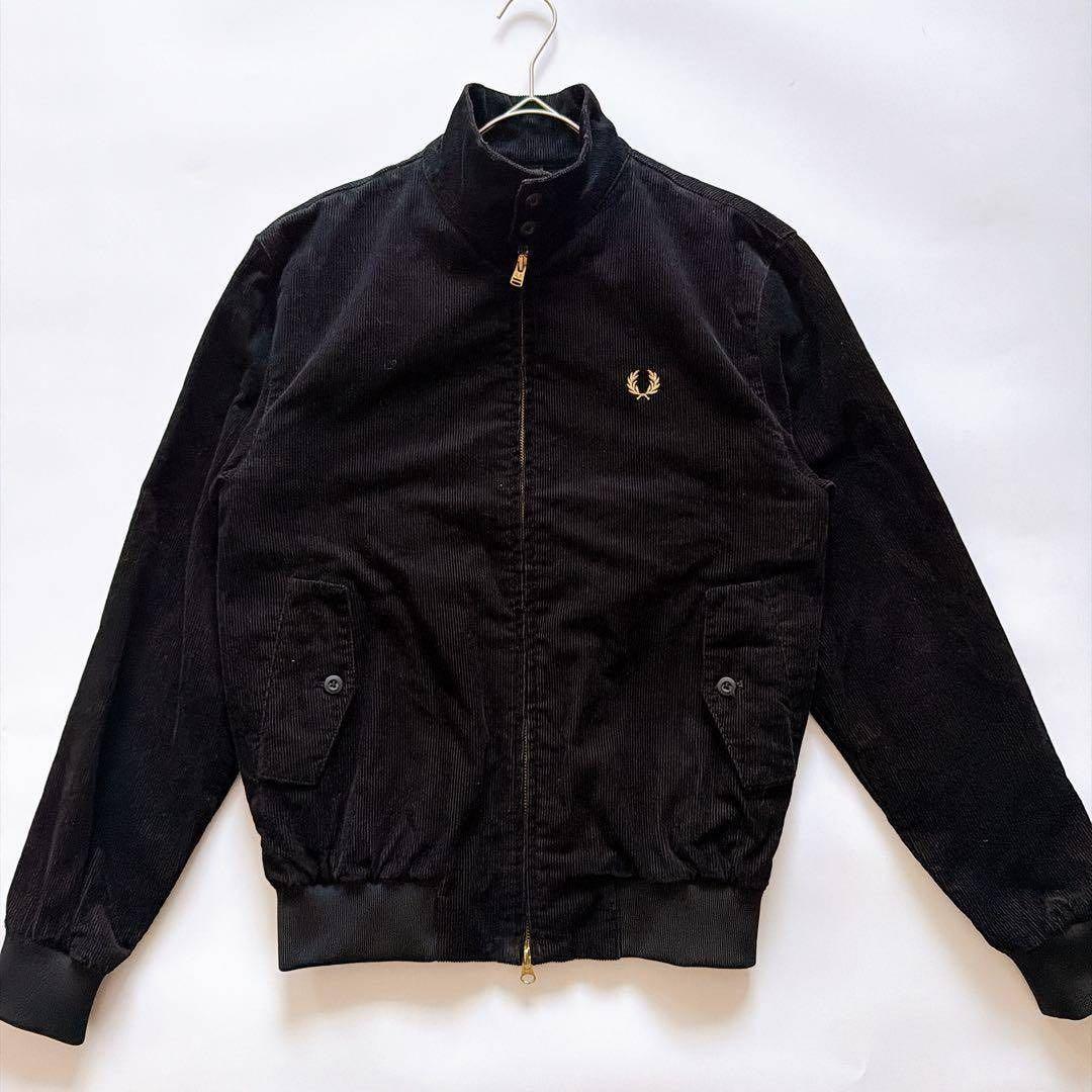 Fred Perry フレッドペリー コーデュロイ ボンバージャケット 黒