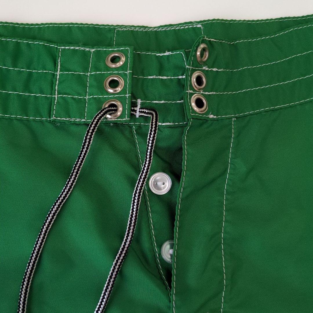 birdwell 緑色の水着 ボタン付き ドローコード