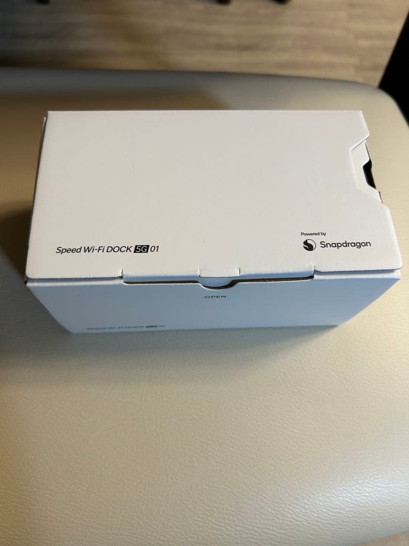 Speed Wi-Fi DOCK 5G 01 ブラック【新品・未使用】