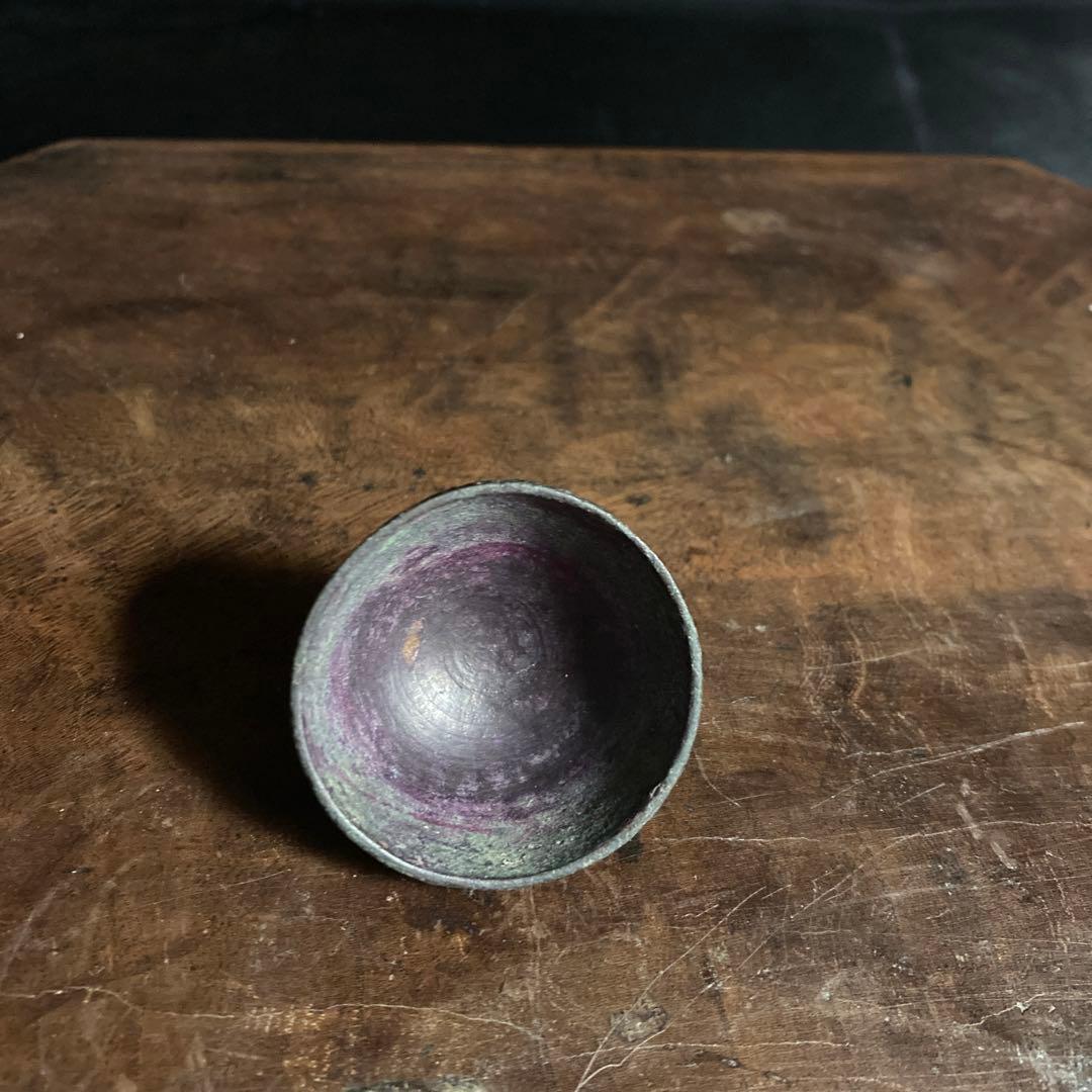 新年赤札セール❗️【ギャラリー三益】古美術　唐代鍍金青銅盃