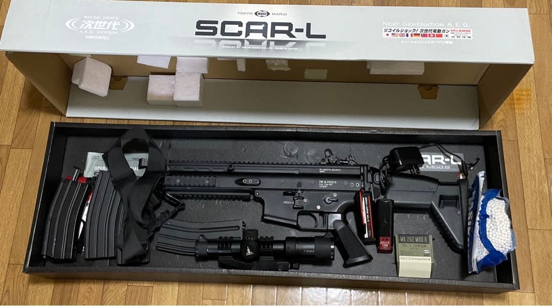 【東京マルイ・次世代】SCAR-L 黒　おまけつき