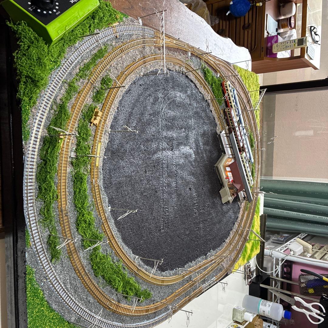 Nゲージ 鉄道模型 円形レイアウト