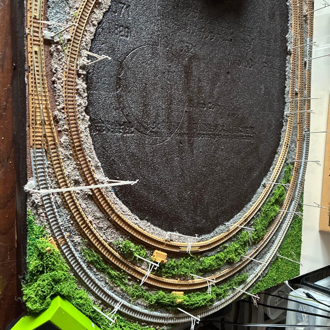 Nゲージ 鉄道模型 円形レイアウト