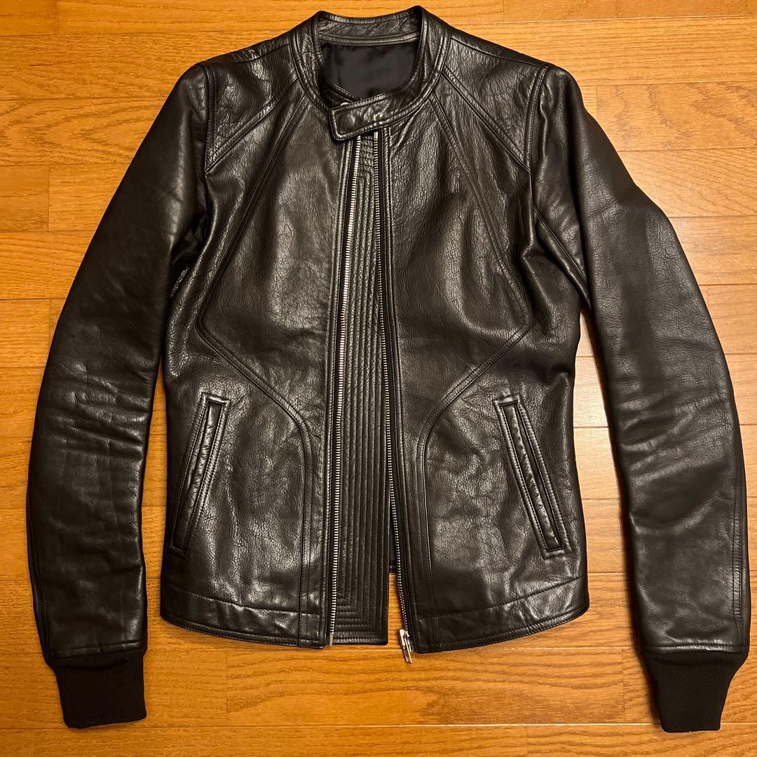 Rick Owens リックオウエンス　インターシャ レザージャケット