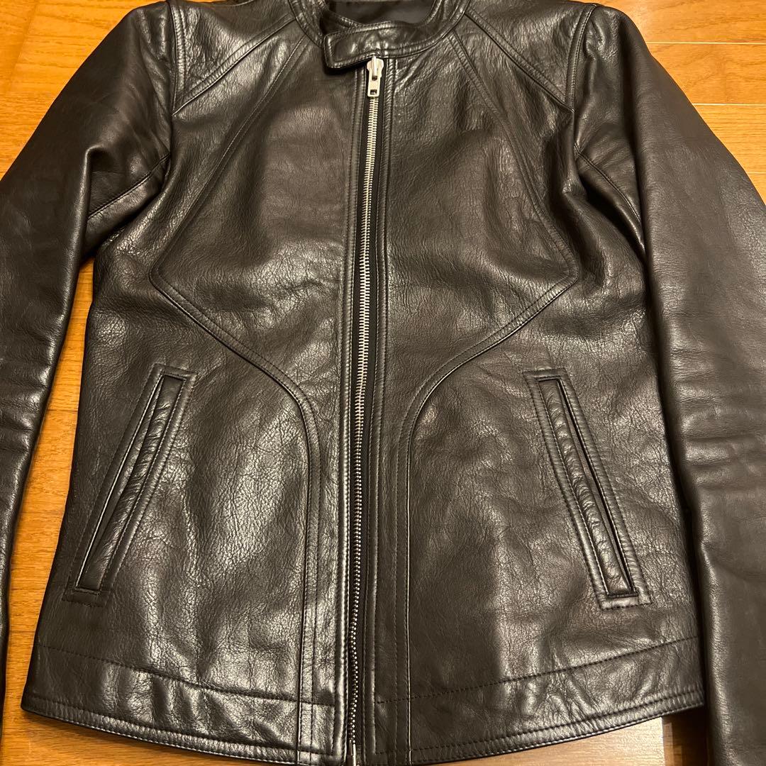 Rick Owens リックオウエンス　インターシャ レザージャケット