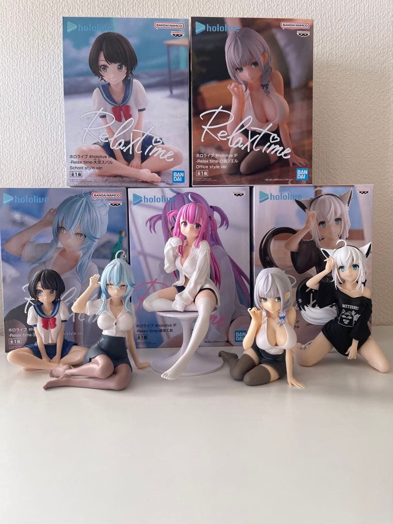 ホロライブ　#hololive IF Relax time フィギュア　5体