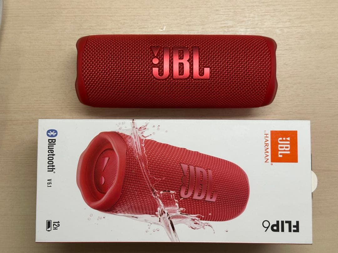 【美品】JBL FLIP6 レッド Bluetooth スピーカー レッドred