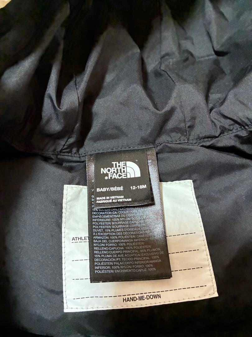 The North Face ダウンジャンプスーツ 12-18M