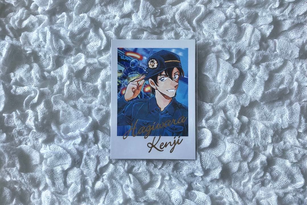 萩原研二　箔押し　チェキ　警察学校組　名探偵コナン　青山剛昌　非売品