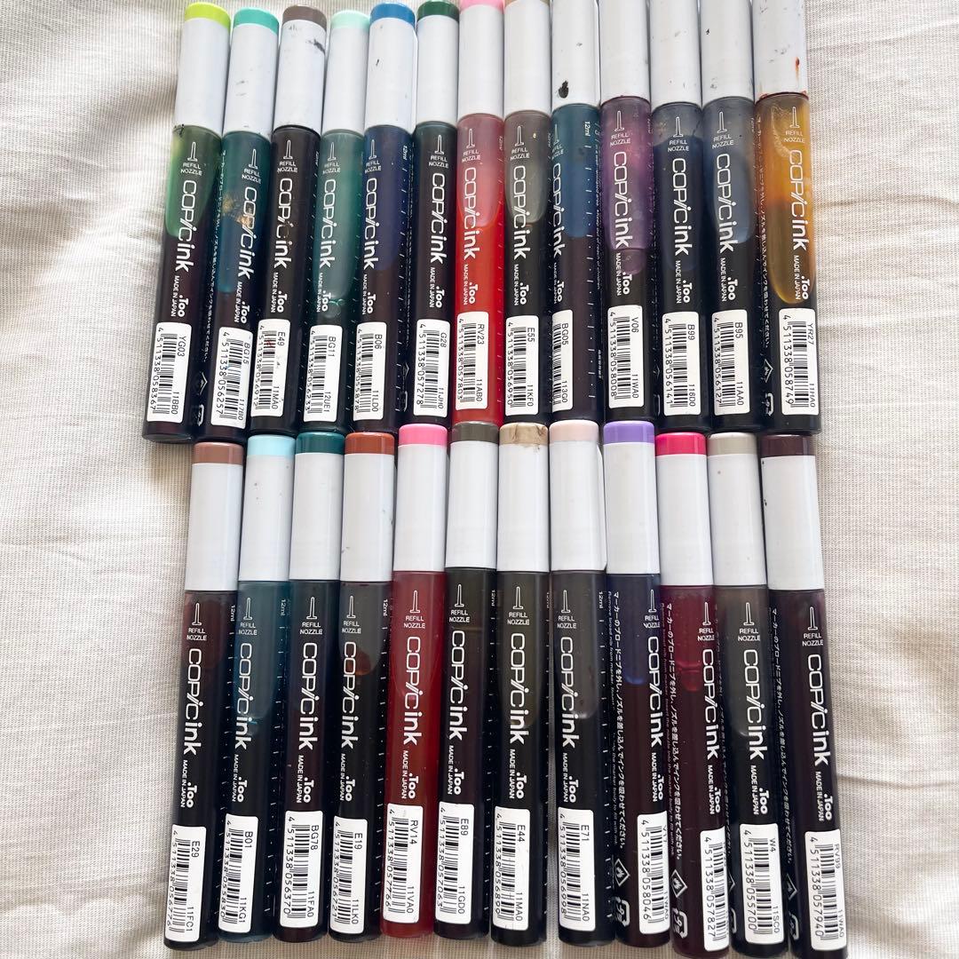 【ricoshu】コピック　補充用インク　67本まとめ売り