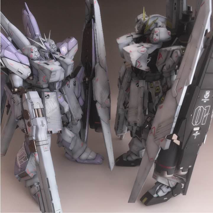 【塗装済】MG Hi-νガンダム HWS【完成品】
