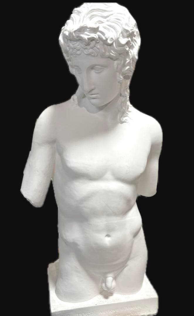 【新品価格264000円】石膏像 アムール 半身像