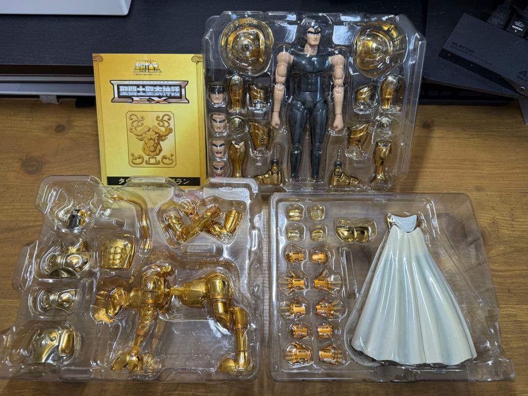 中古）【まとめ売り】聖闘士聖衣神話ex 7体セット（ライブラ欠品有／サジ破損有）