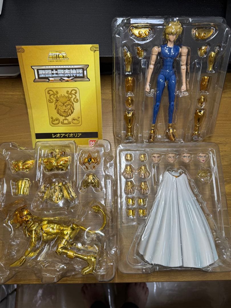 中古）【まとめ売り】聖闘士聖衣神話ex 7体セット（ライブラ欠品有／サジ破損有）