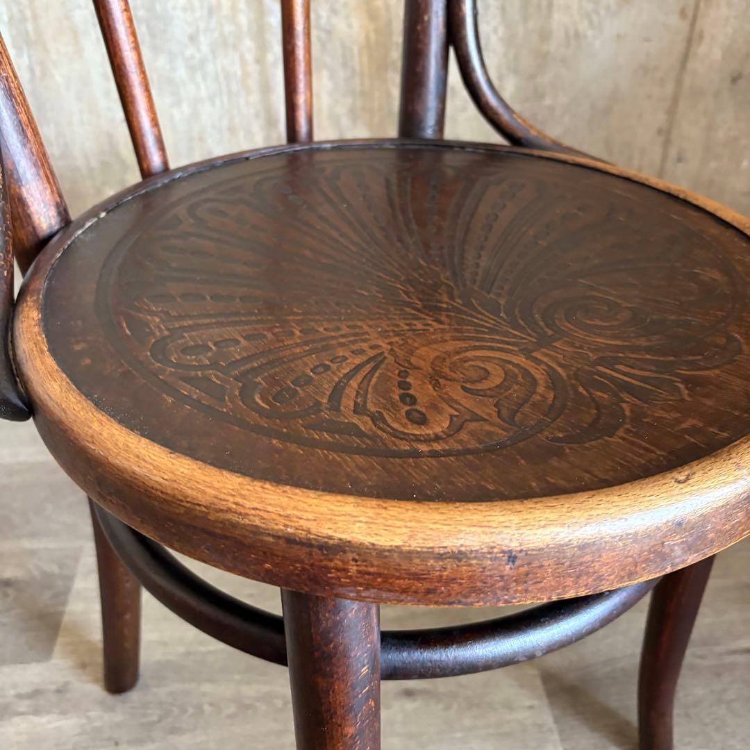 MUNDUS社　ヴィンテージ　ベントウッドチェア　曲木　アンティーク　②