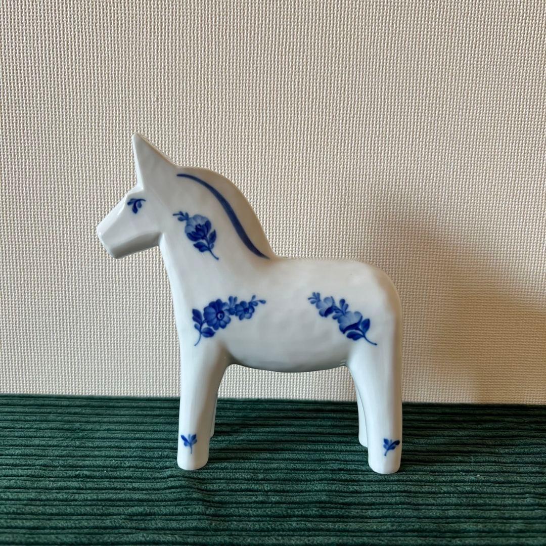 【希少】ロイヤルコペンハーゲン　馬の置物　美品　ダーラナホース