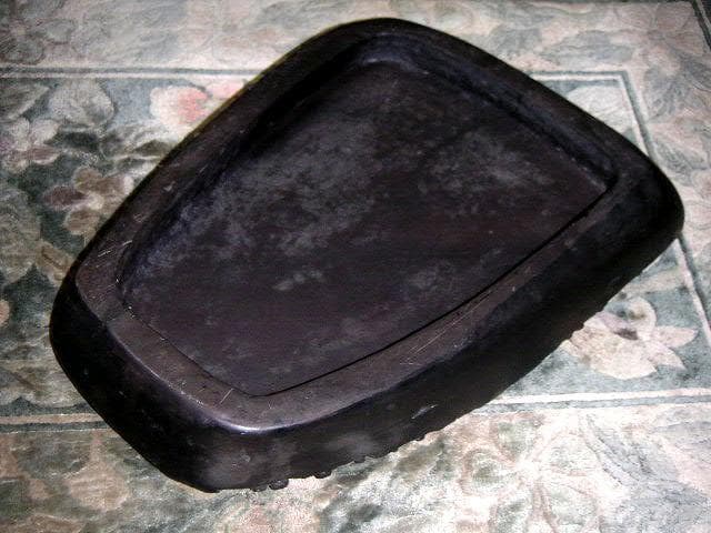 ♥中国　端渓硯　重量約8100ｇ　硯　骨董品