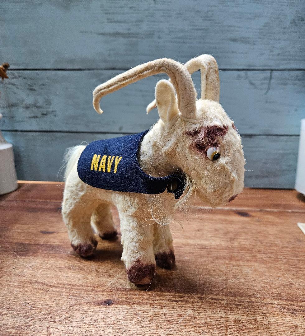 USA Vintage Navy Goat 山羊のぬいぐるみ アメリカ