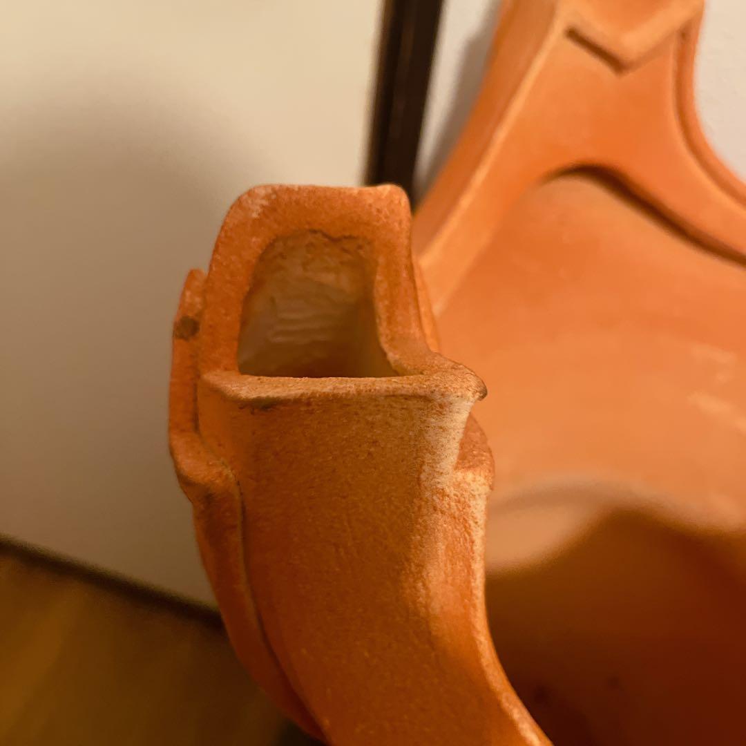 【迫力の造形】火焔型土器 レプリカ 縄文時代 縄文ポシェット インテリア