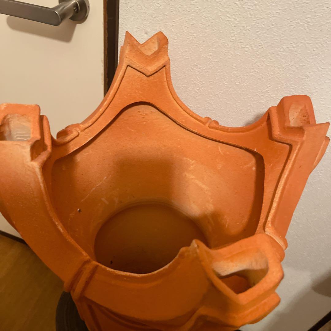 【迫力の造形】火焔型土器 レプリカ 縄文時代 縄文ポシェット インテリア