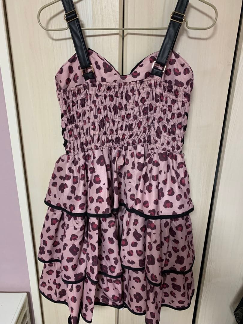 【To Alice】レオパード柄ピンク ワンピース