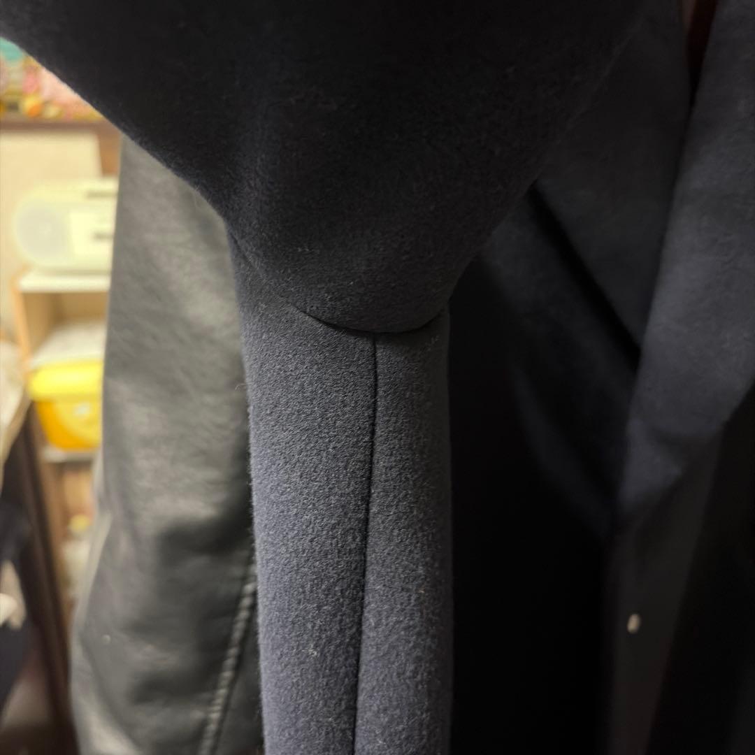 イエナ ネイビー MANTECOオーバーチェスターコート