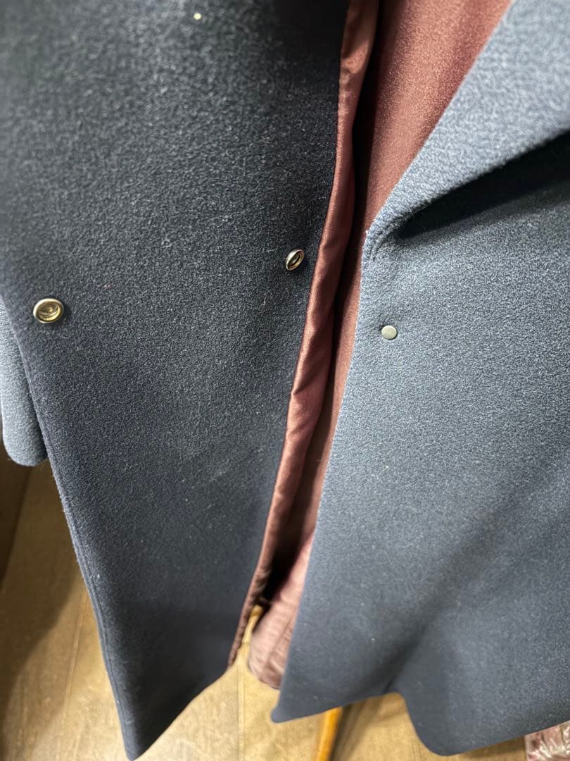 イエナ ネイビー MANTECOオーバーチェスターコート