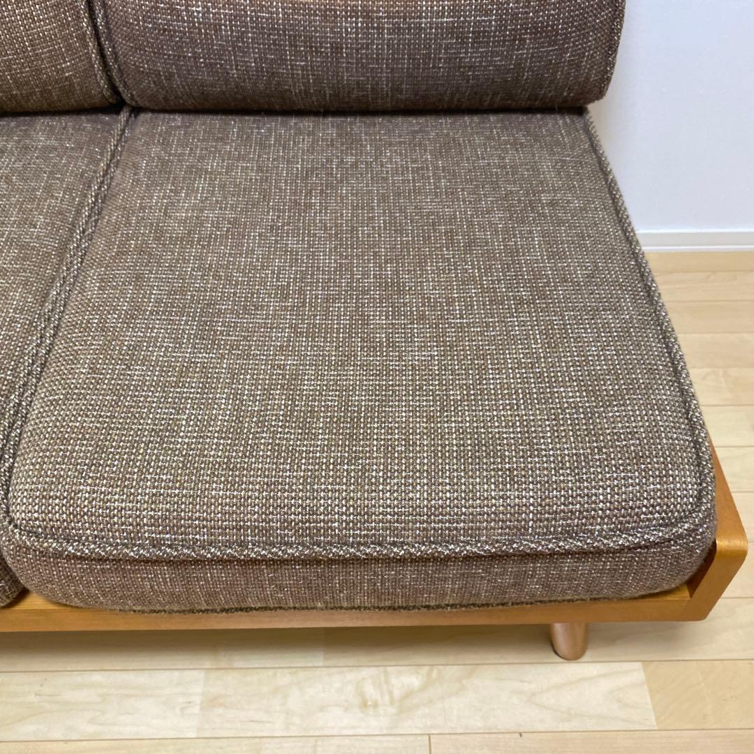 あ*ん様 unico アルベロ 3人掛けソファ ブラウン