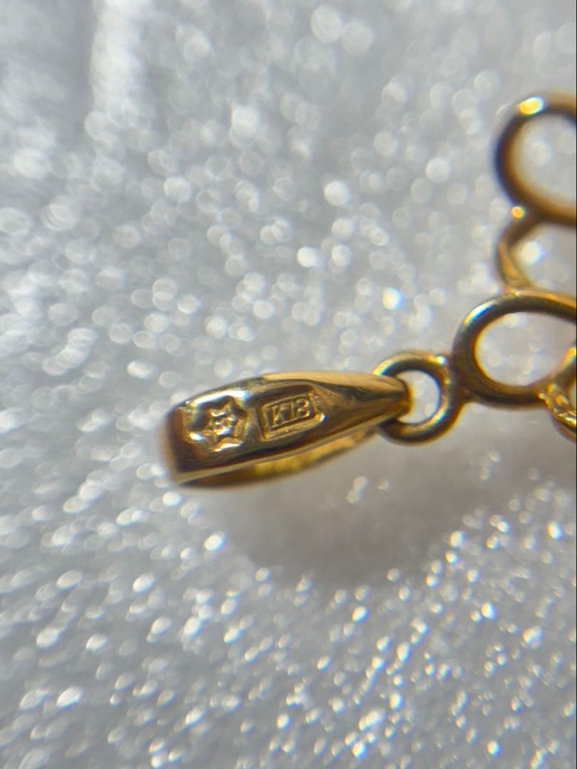 【 K18 / ネックレストップ 】アメジスト 0.85g アクセサリー