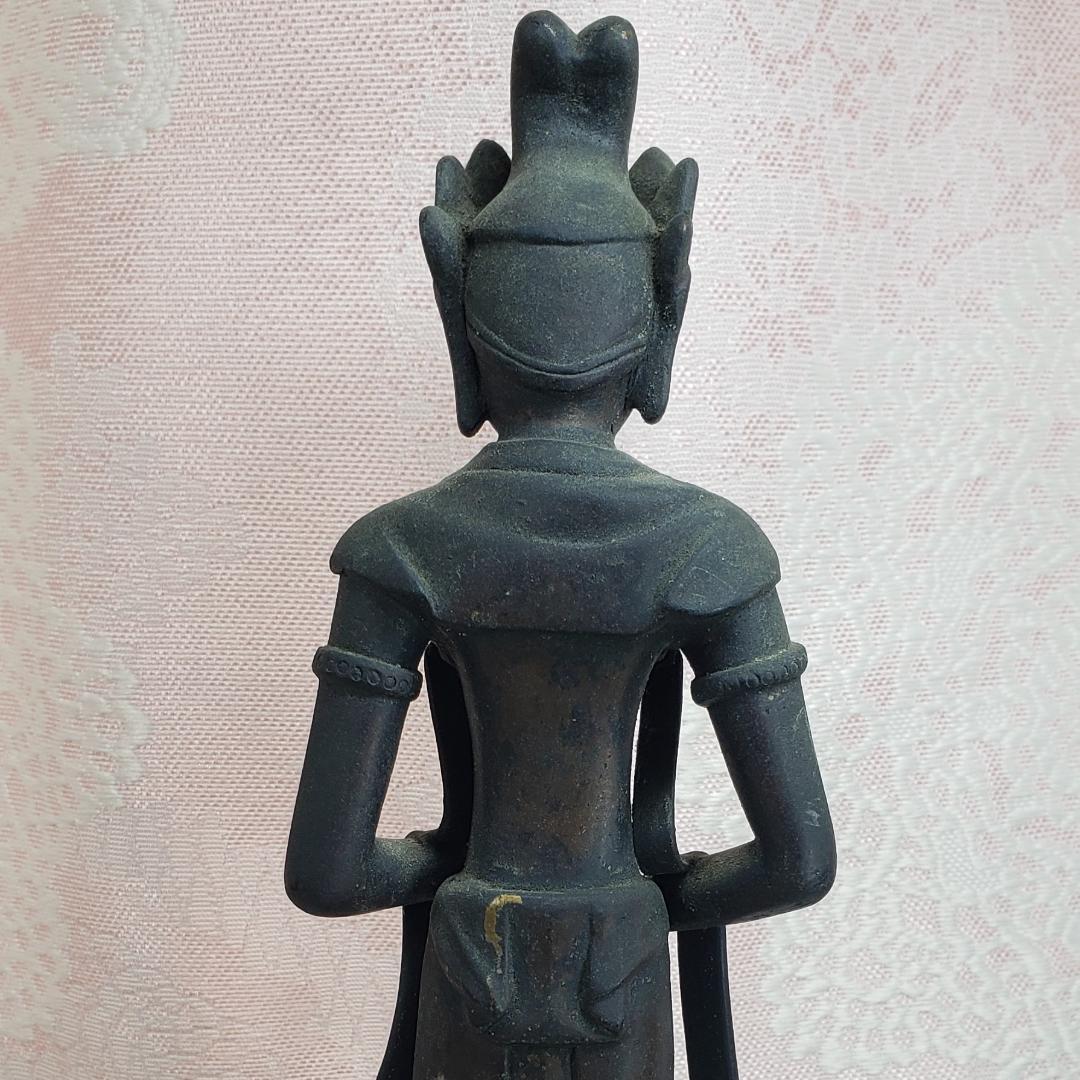 【白鳳仏】◆金銅観音菩薩立像 仏像◆検）新羅仏 天平仏 飛鳥仏 空海 親鸞 法然