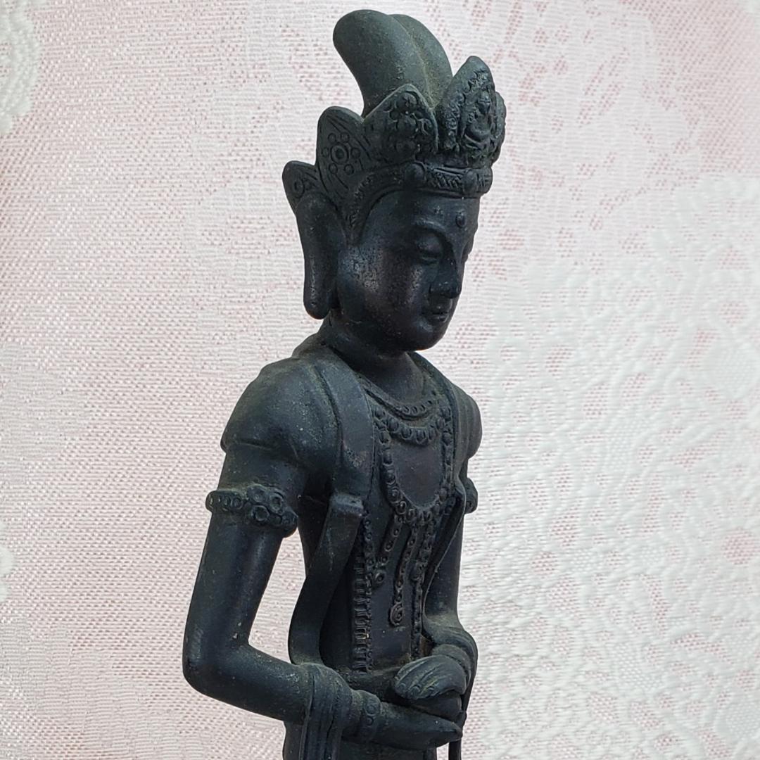 【白鳳仏】◆金銅観音菩薩立像 仏像◆検）新羅仏 天平仏 飛鳥仏 空海 親鸞 法然