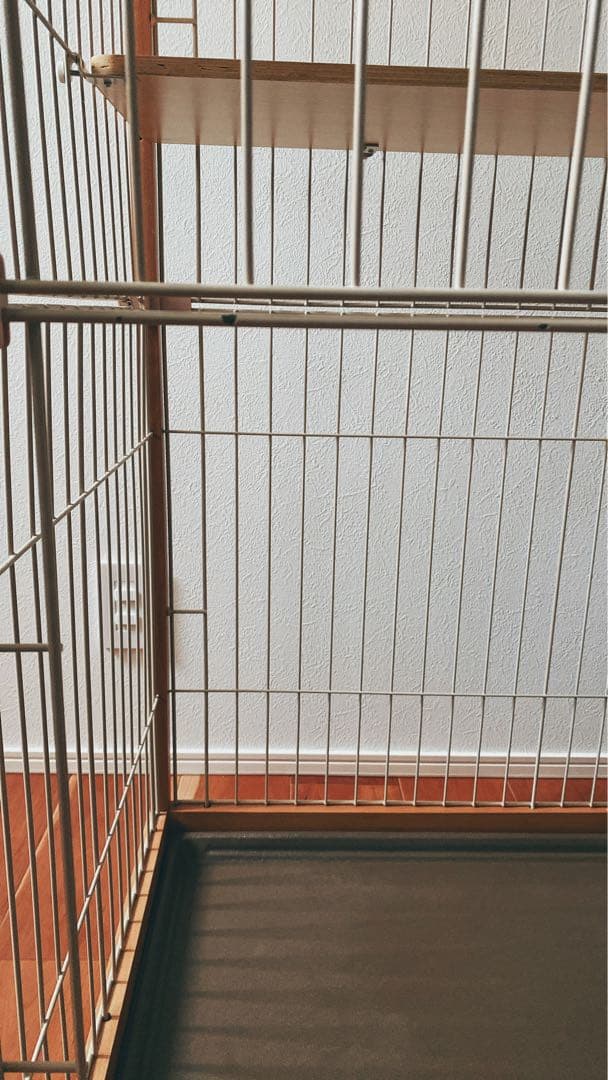 【引き取り限定】BTM 猫 ケージ 木製 2〜3段 ナチュラルカラー