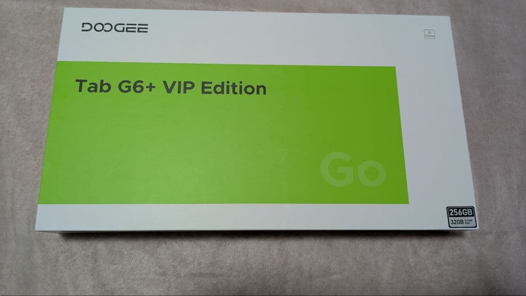 Android 16 DOOGEE G6+ タブレット フルセット