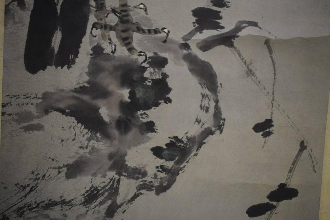 複製/斎白石/斉白石/鷹画賛/工芸/布袋屋掛軸HJ-633